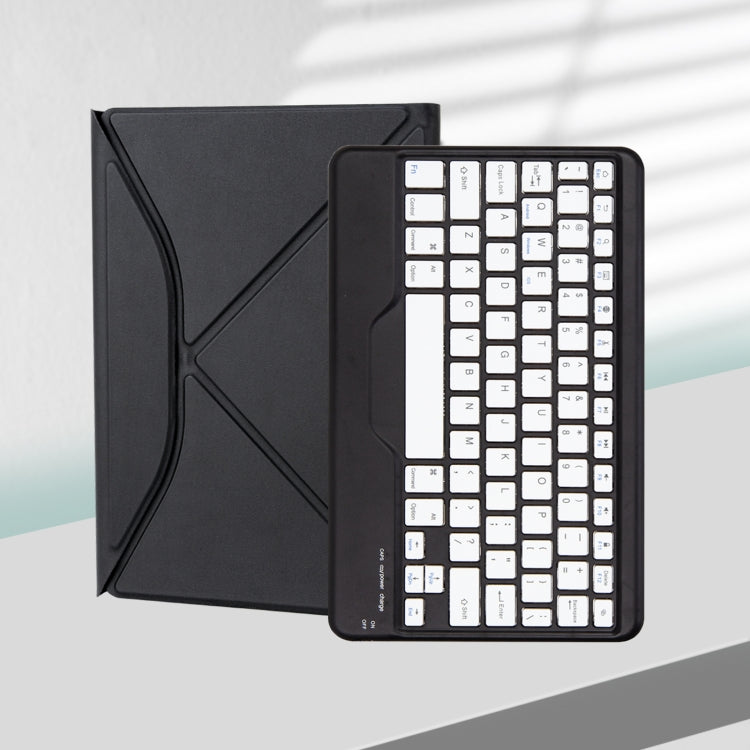 Z098B Pen Slot Bluetooth Keyboard Leather Tablet Case For iPad Air 2022/2020 (Black) - For iPad Air by PMC TechLife | Online Shopping South Africa | PMC TechLife