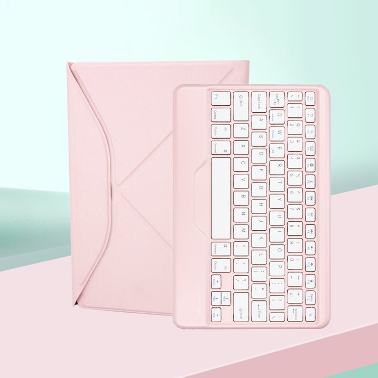 Z11B Pen Slot Bluetooth Keyboard Leather Tablet Case For iPad Pro 11 2021/2020/2018 (Pink) - For iPad Pro by PMC TechLife | Online Shopping South Africa | PMC TechLife