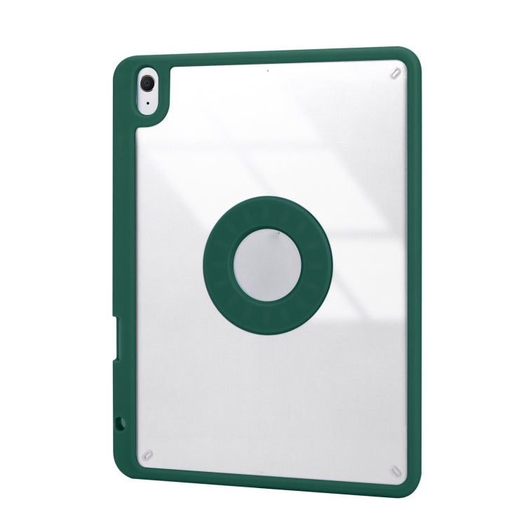 Z11B Pen Slot Bluetooth Keyboard Leather Tablet Case For iPad Pro 11 2021/2020/2018 (Green) - For iPad Pro by PMC TechLife | Online Shopping South Africa | PMC TechLife