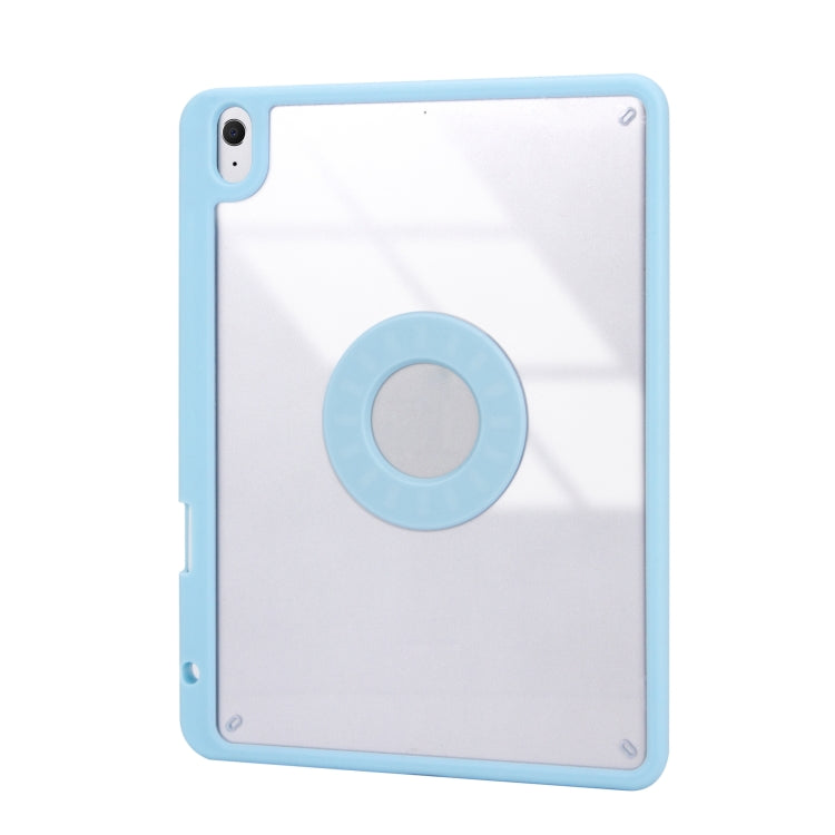 Z11B Pen Slot Bluetooth Keyboard Leather Tablet Case For iPad Pro 11 2021/2020/2018 (Sky Blue) - For iPad Pro by PMC TechLife | Online Shopping South Africa | PMC TechLife
