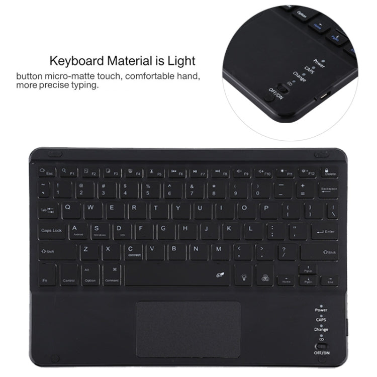 TG11BCS Detachable Bluetooth Black Keyboard Microfiber Leather Tablet Case for iPad Pro 11 inch (2020), with Backlight & Touchpad & Pen Slot & Holder (Black) - For iPad Pro by PMC TechLife | Online Shopping South Africa | PMC TechLife