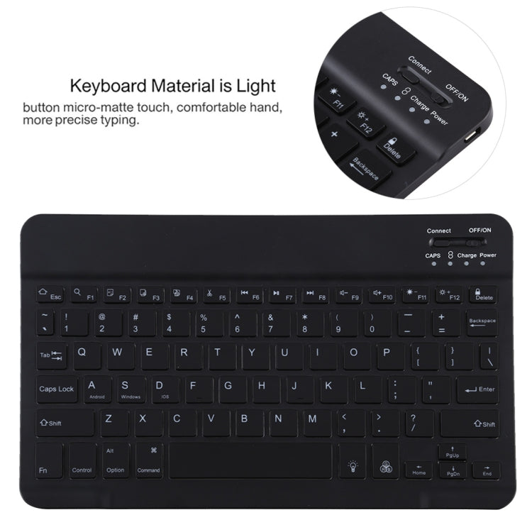 TG11BS Detachable Bluetooth Black Keyboard + Microfiber Leather Tablet Case for iPad Pro 11 inch (2020), with Backlight & Pen Slot & Holder(Green) - For iPad Pro by PMC TechLife | Online Shopping South Africa | PMC TechLife