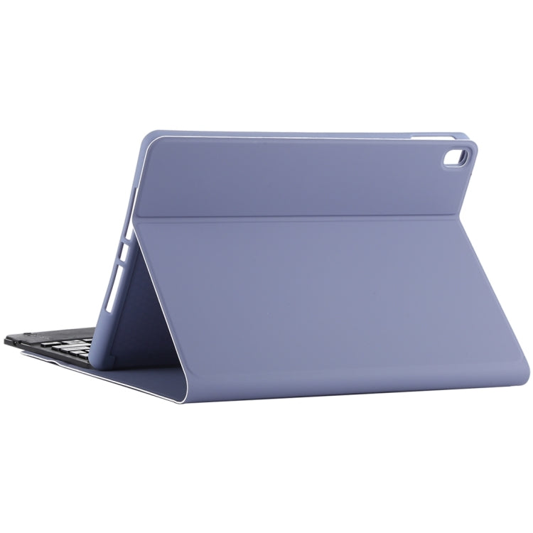 TG97BC Detachable Bluetooth Black Keyboard + Microfiber Leather Tablet Case for iPad 9.7 inch, with Touch Pad & Pen Slot & Holder(Purple) - Universal by PMC TechLife | Online Shopping South Africa | PMC TechLife
