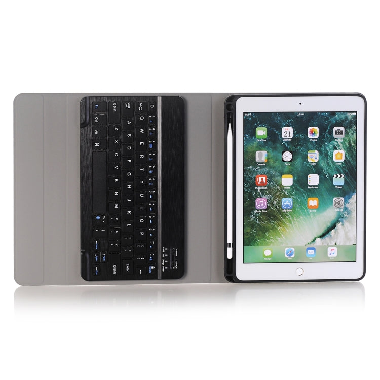 A102B For iPad 10.2 inch 2019 Ultra-thin Detachable Bluetooth Keyboard Leather Tablet Case with Stand & Pen Slot Function (Black) - Universal by PMC TechLife | Online Shopping South Africa | PMC TechLife