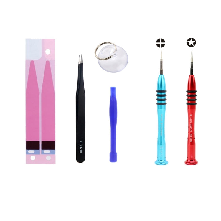 JIAFA JF-8165 6 in 1 Battery Repair Tool Set for iPhone SE & 5s & 5c & 5 - free shipping - PMC TechLife - Order now!