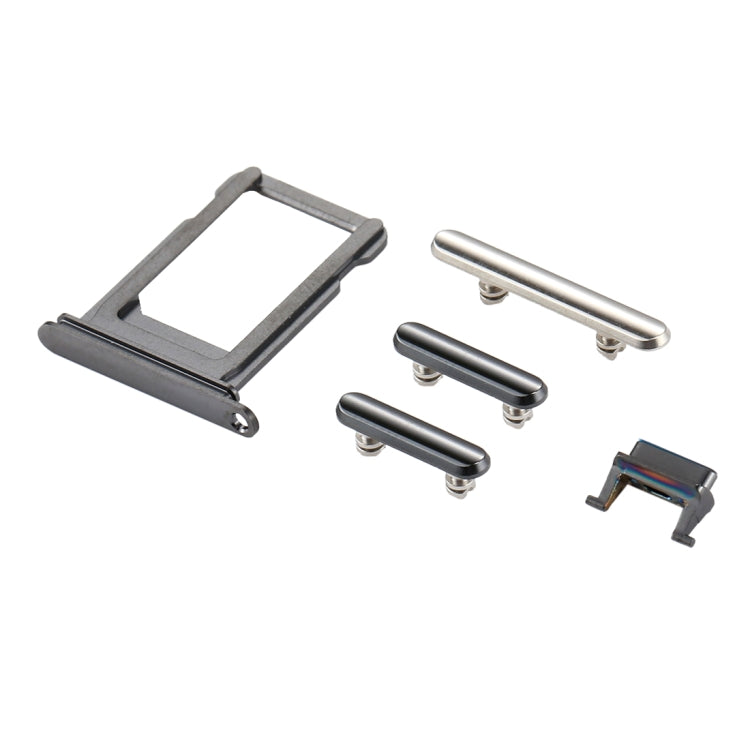 Card Tray + Volume Control Key + Power Button + Mute Switch Vibrator Key for iPhone X(Grey) - Metal Parts by PMc TechLife | Online Shopping South Africa | PMc TechLife | Buy Now Pay Later Mobicred