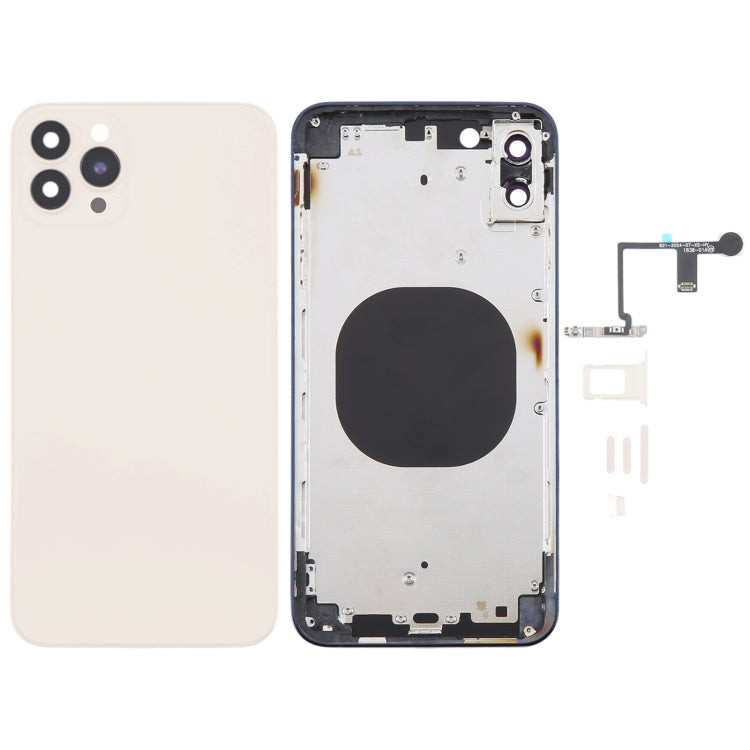 Back Cover with Appearance Imitation of iP14 Pro Max for iPhone XS Max(Gold) - Back Cover by PMC Jewellery | Online Shopping South Africa | PMC Jewellery | Buy Now Pay Later Mobicred