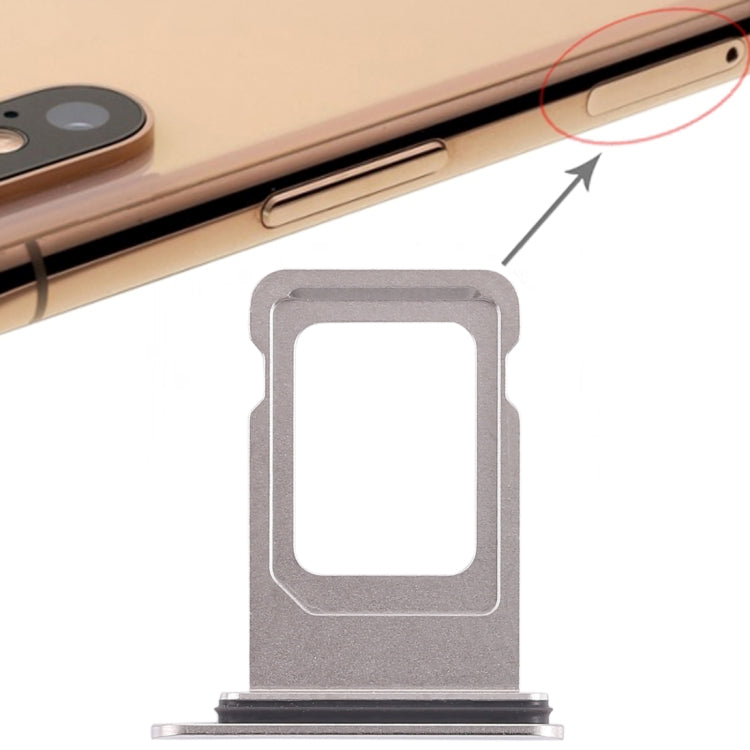 Double SIM Card Tray for iPhone XS Max (Double SIM Card)(White) - Others by PMc TechLife | Online Shopping South Africa | PMc TechLife | Buy Now Pay Later Mobicred