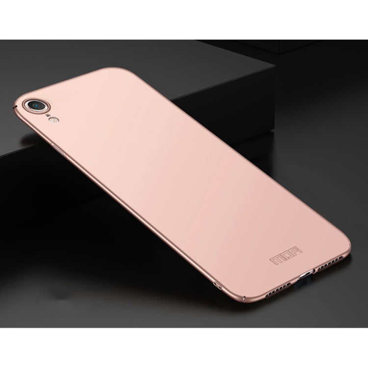 For iPhone XR MOFI Frosted PC Ultra-thin Full Coverage Protective Case (Rose Gold) - More iPhone Cases by MOFI | Online Shopping South Africa | PMC Jewellery