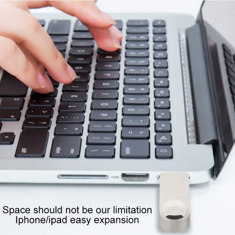 S29 3 in 1 64GB Micro USB + USB + 8 Pin Interface Metal Twister Flash Disk(Silver) - free shipping - PMC Jewellery - Order now!