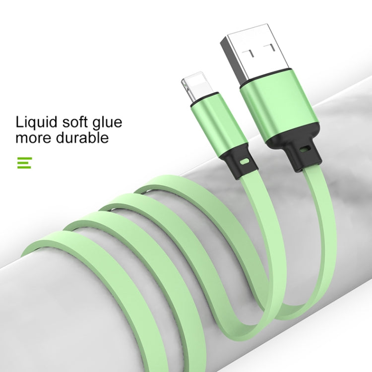 3.5A Liquid Silicone 3 in 1 USB to USB-C / Type-C + 8Pin + Micro USB Retractable Data Syn Charging Cable (Green) - Multifunction Cable by PMC Jewellery | Online Shopping South Africa | PMC Jewellery | Buy Now Pay Later Mobicred