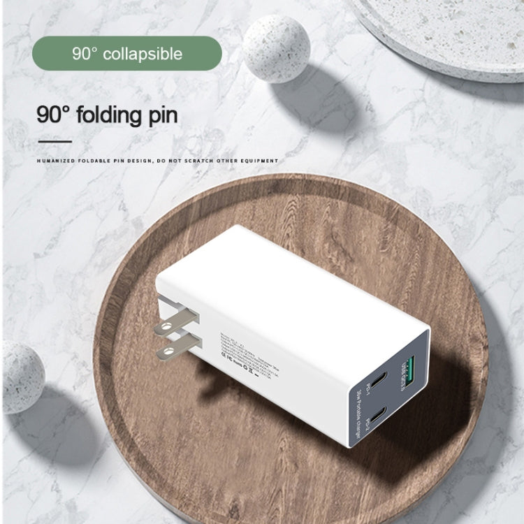 WLX-X3 36W 90 Degrees Foldable Pin Portable Multi-function USB Charger, US Plug - Multifunction Charger by PMC Jewellery | Online Shopping South Africa | PMC Jewellery | Buy Now Pay Later Mobicred