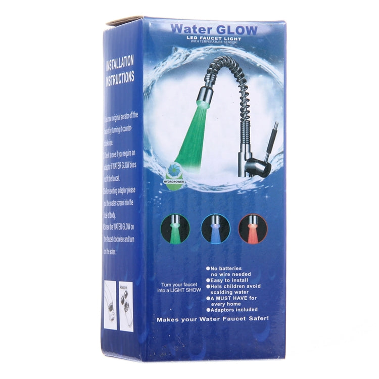 SDF-B6 1 LED ABS Colorful Change LED Faucet Light Water Glow Shower, Size: 58 x 24mm, Interface: 22mm (Silver) - Shower Head by PMC TechLife | Online Shopping South Africa | PMC TechLife | Buy Now Pay Later Mobicred