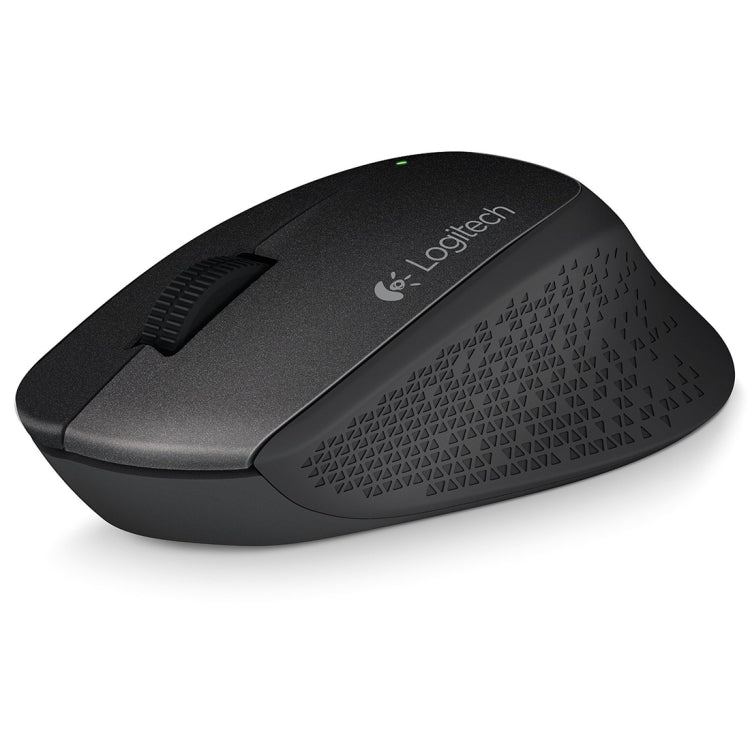 Logitech MK345 Wireless Full-size Keyboard + 2.4GHz 1000DPI Wireless Optical Mouse Set with Nano Receiver(Black) - free shipping - PMC Jewellery - Order now!