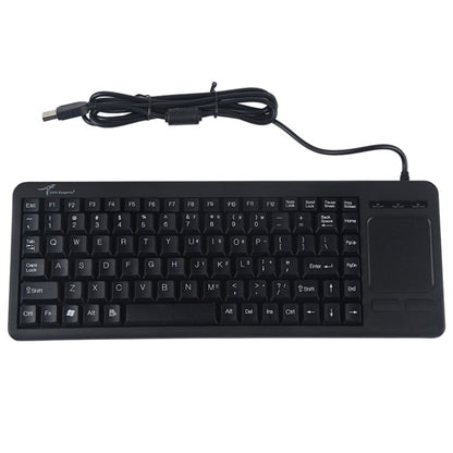 DS-8800 USB Interface Prevent Water Splashing Laser Engraving Character One-piece Wired Touchpad Keyboard, Length: 1.5m - Wired Keyboard by PMC Jewellery | Online Shopping South Africa | PMC Jewellery | Buy Now Pay Later Mobicred