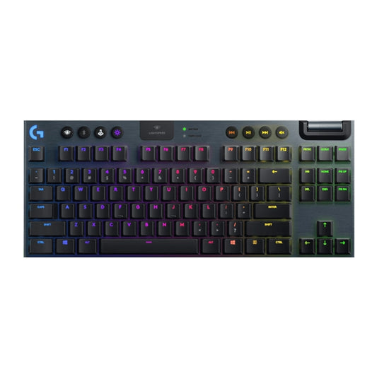 Logitech G913 TKL Wireless RGB Mechanical Gaming Keyboard (GL-Linear) - Wireless Keyboard by Logitech | Online Shopping South Africa | PMC Jewellery | Buy Now Pay Later Mobicred