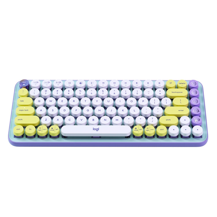 Logitech POP KEYS Round Button Bluetooth Mechanical Keyboard (Purple) - free shipping - PMC Jewellery - Order now!