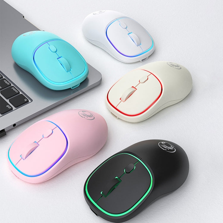 iMICE W-618 Rechargeable 4 Buttons 1600 DPI 2.4GHz Silent Wireless Mouse for Computer PC Laptop (Pink) - free shipping - PMC Jewellery - Order now!