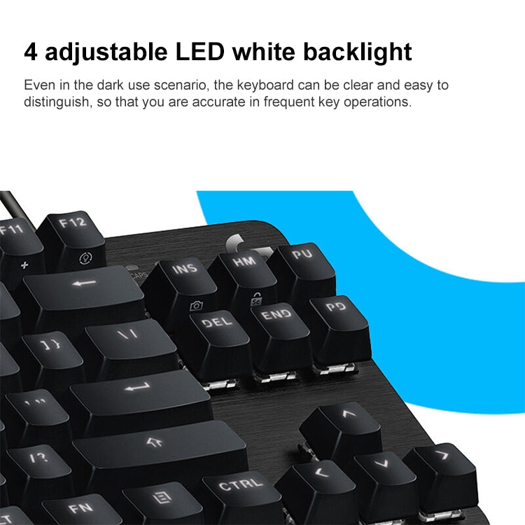 Logitech G412 TKL SE Wired Game 104-key Mechanical Silent Keyboard - Wired Keyboard by Logitech | Online Shopping South Africa | PMC Jewellery | Buy Now Pay Later Mobicred