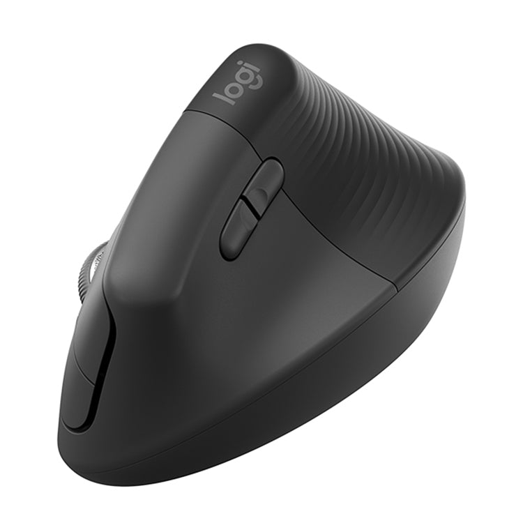 Logitech Lift Vertical 1000DPI 2.4GHz Ergonomic Wireless Bluetooth Dual Mode Mouse (Black) - Wireless Mice by Logitech | Online Shopping South Africa | PMC Jewellery | Buy Now Pay Later Mobicred