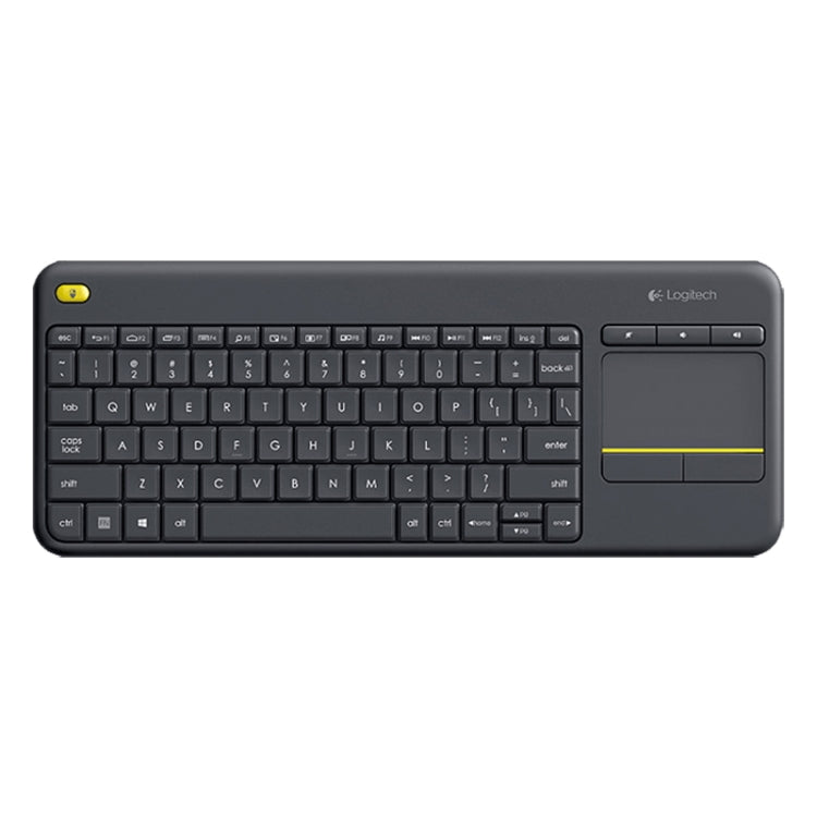 Logitech K400 Plus 2.4GHz Wireless Touch Control Keyboard, Wireless Range: 10m (Black) - free shipping - PMC Jewellery - Order now!