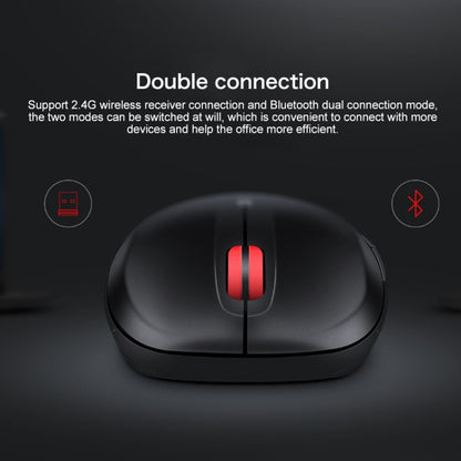 Lenovo ThinkLife Dual Mode Mute Wireless Bluetooth Mouse (Black) - Wireless Mice by Lenovo | Online Shopping South Africa | PMC Jewellery | Buy Now Pay Later Mobicred