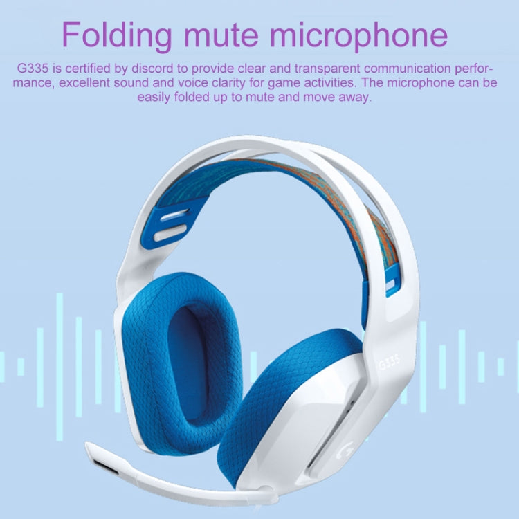 Logitech G335 Foldable Wired Gaming Headset with Microphone (Black) - free shipping - PMC Jewellery - Order now!