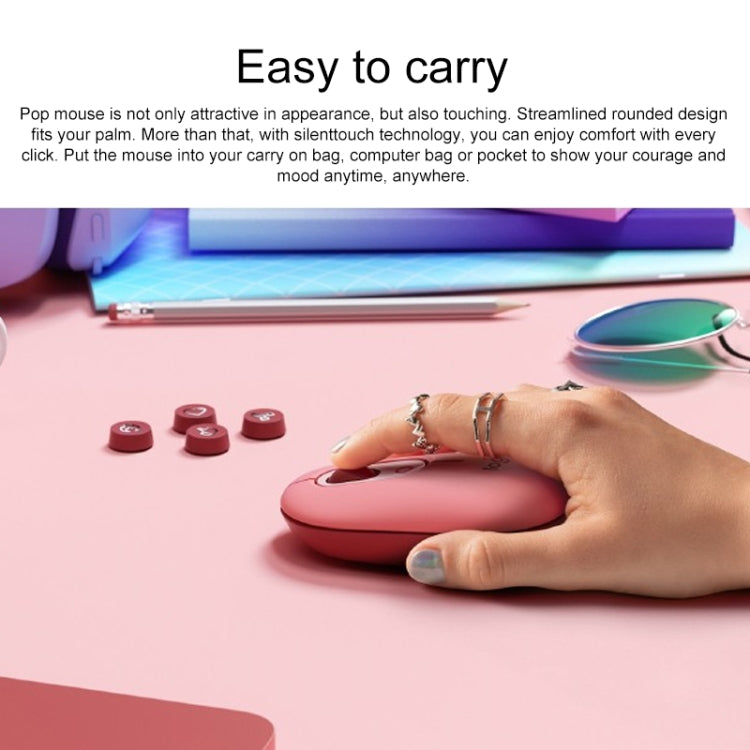 Logitech Portable Office Wireless Mouse (Purple) - free shipping - PMC Jewellery - Order now!