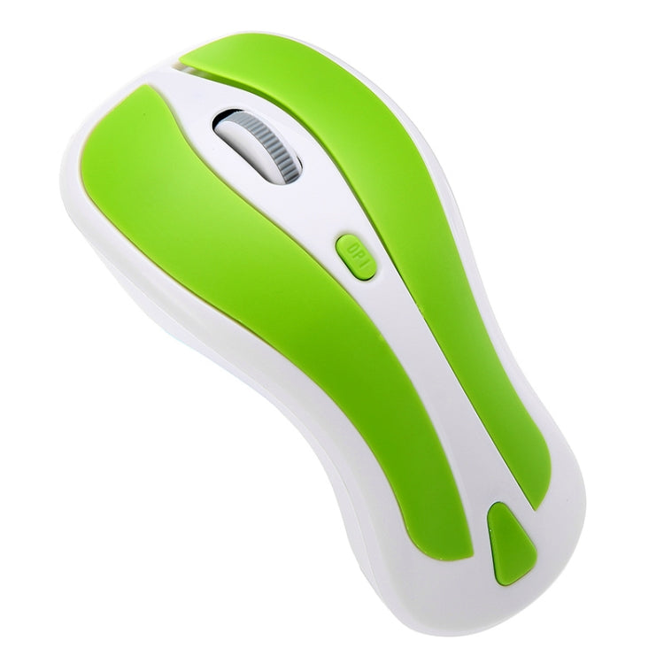 PR-01 6D Gyroscope Fly Air Mouse 2.4G USB Receiver 1600 DPI Wireless Optical Mouse for Computer PC Android Smart TV Box (Green + White) - Wireless Mice by PMC Jewellery | Online Shopping South Africa | PMC Jewellery | Buy Now Pay Later Mobicred