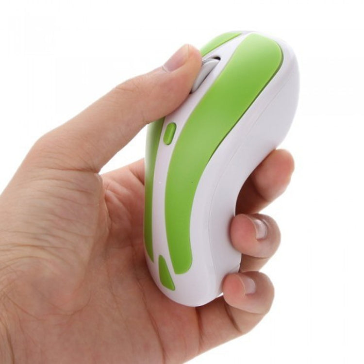 PR-01 6D Gyroscope Fly Air Mouse 2.4G USB Receiver 1600 DPI Wireless Optical Mouse for Computer PC Android Smart TV Box (Green + White) - Wireless Mice by PMC Jewellery | Online Shopping South Africa | PMC Jewellery | Buy Now Pay Later Mobicred
