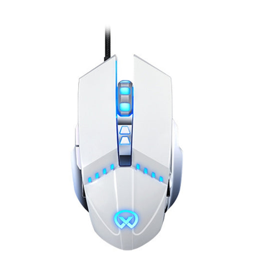 GM20 3200DPI 4-modes Adjustable 7-keys RGB Light Wired Gaming Mouse (White) - Wired Mice by PMC Jewellery | Online Shopping South Africa | PMC Jewellery | Buy Now Pay Later Mobicred