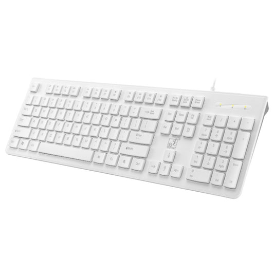 ZGB S500 Square Key USB Wired Computer Keyboard(White) - Wired Keyboard by Chasing Leopard | Online Shopping South Africa | PMC Jewellery | Buy Now Pay Later Mobicred