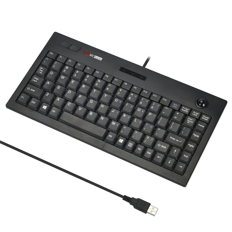 MC Saite MC-9712 Wired 88 Keys Multimedia Computer Keyboard with Trackball for Windows - free shipping - PMC Jewellery - Order now!