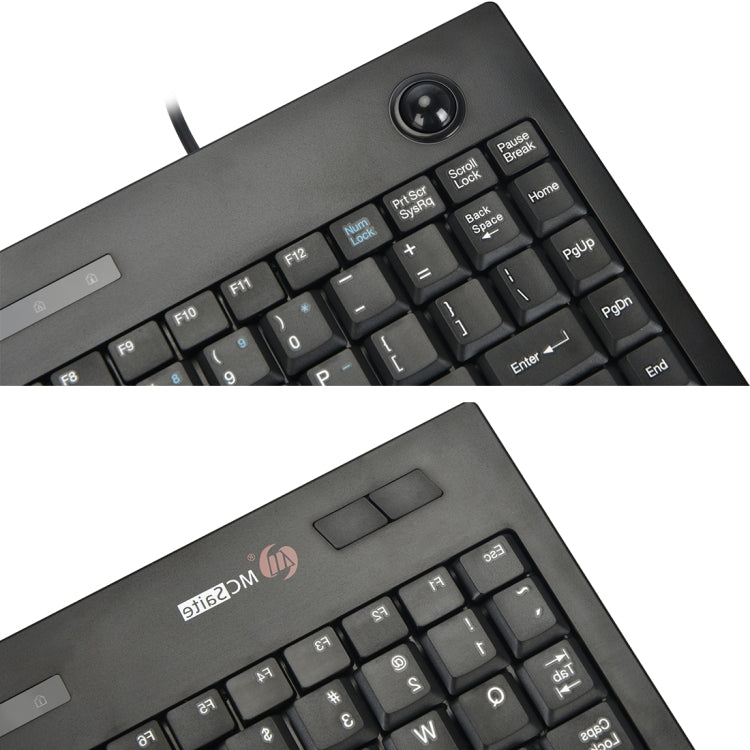 MC Saite MC-9712 Wired 88 Keys Multimedia Computer Keyboard with Trackball for Windows - free shipping - PMC Jewellery - Order now!