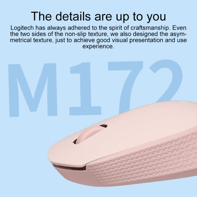Logitech M172 1000DPI 2.4GHz Wireless Mouse (White) - free shipping - PMC Jewellery - Order now!
