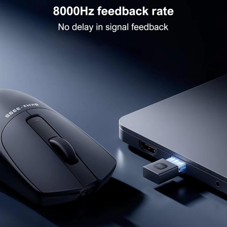 Original Xiaomi  Mouse X1 Wired Wireless 2.4G TTC Micro Switches 8000Hz 26000 DPI Gaming Mouse (Black) - free shipping - PMC TechLife - Order now!