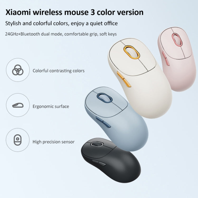 Original Xiaomi Dual-mode 1200DPI Ultra-thin Computer Mouse 3 (Dark Green) - Wireless Mice by Xiaomi | Online Shopping South Africa | PMC Jewellery | Buy Now Pay Later Mobicred