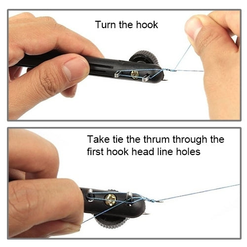 Fishing Line String Knotter Fishing Hook Tie Device Manual Knot Tying Tool - Fishing Hooks by PMC TechLife | Online Shopping South Africa | PMC TechLife