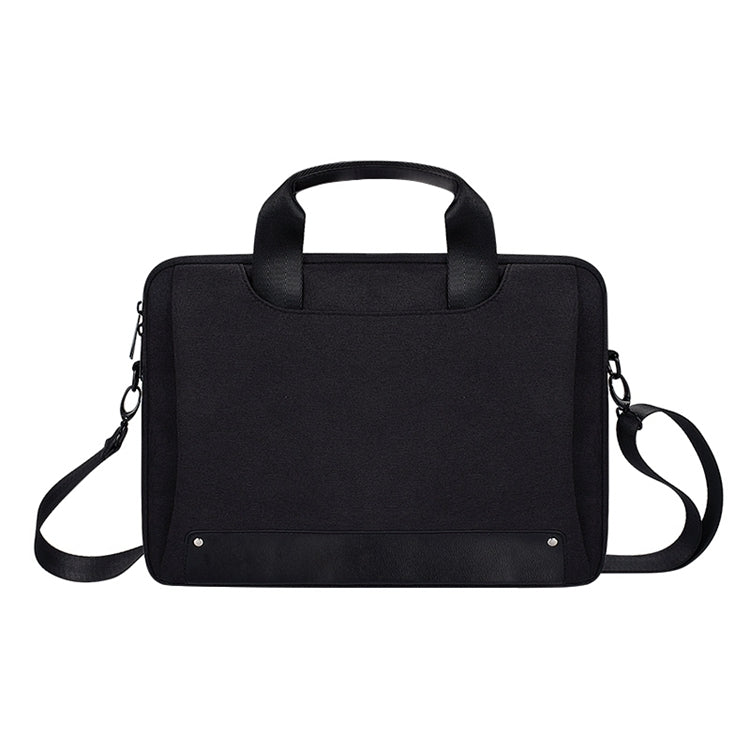 DJ08 Oxford Cloth Waterproof Wear-resistant Laptop Bag for 14.1 inch Laptops, with Concealed Handle & Luggage Tie Rod & Adjustable Shoulder Strap (Black) - 13.3 inch by PMC Jewellery | Online Shopping South Africa | PMC Jewellery | Buy Now Pay Later Mobicred