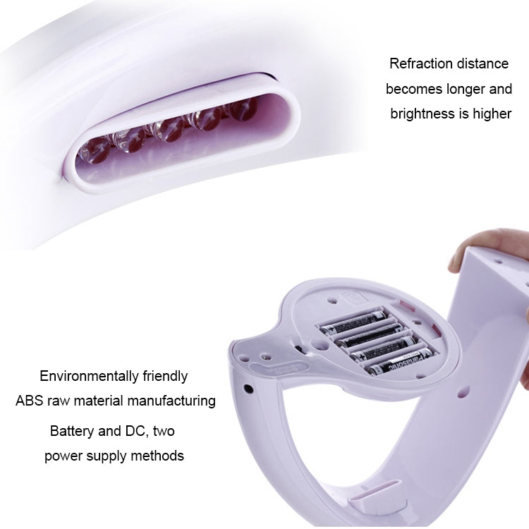 Romantic Rainbow Projection Decorative Lamp Bedside LED Night Light (White) - Night Lights by PMc TechLife | Online Shopping South Africa | PMc TechLife | Buy Now Pay Later Mobicred