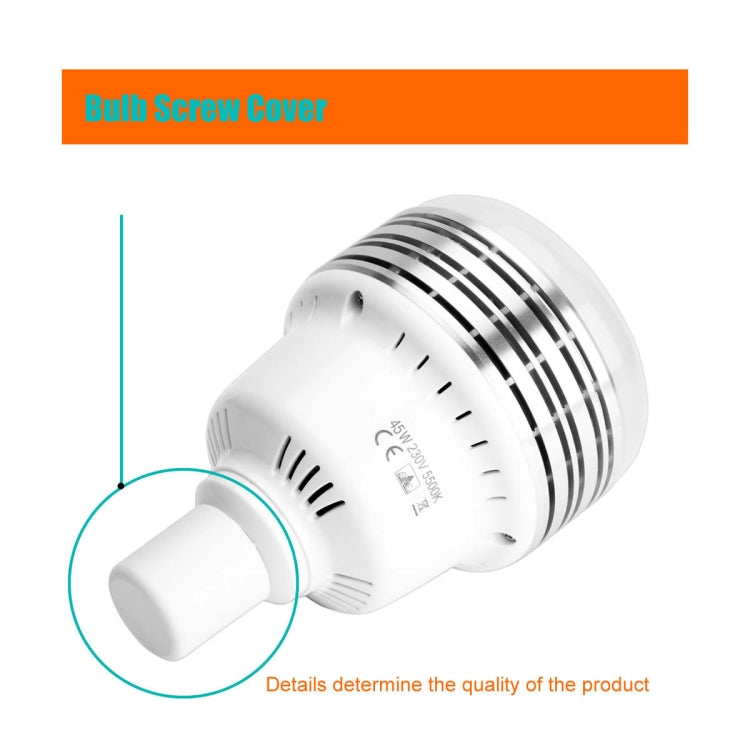 MANTOO PGL45 45W 120V 5500K 5460LM LED Light Bulb for Photography Lighting - free shipping - PMc TechLife - Order now!