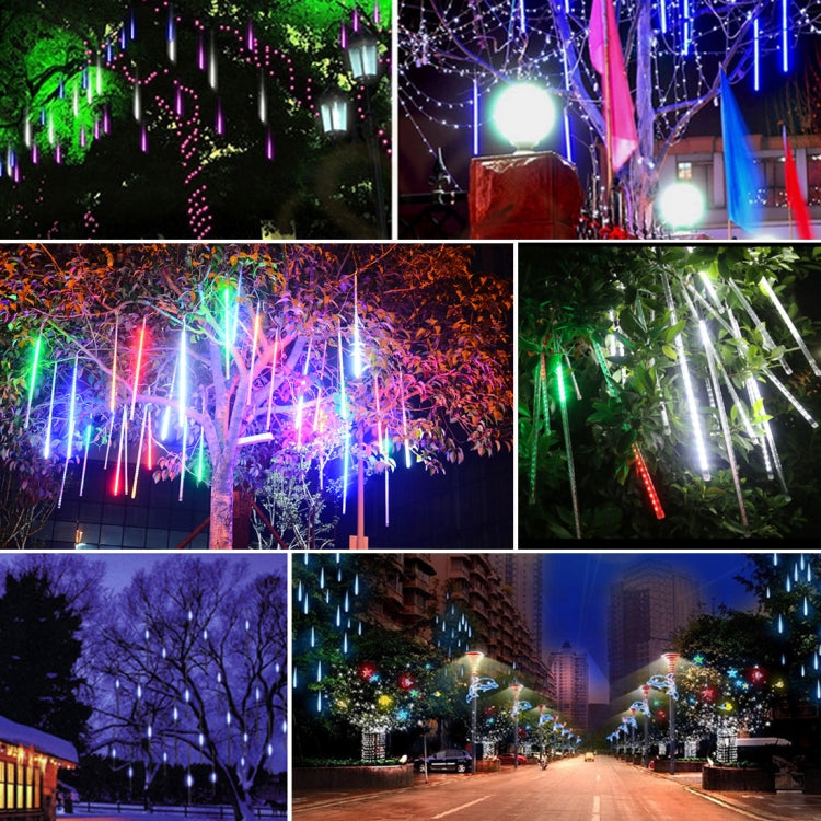 50cm 8 Tubes DIP Meteor Rain Light, LED Decorative Light, Tube Diameter: 1.2cm, AC 100-240V, US, EU Plug Optional(White Light) - Meteor Light by PMc TechLife | Online Shopping South Africa | PMc TechLife | Buy Now Pay Later Mobicred