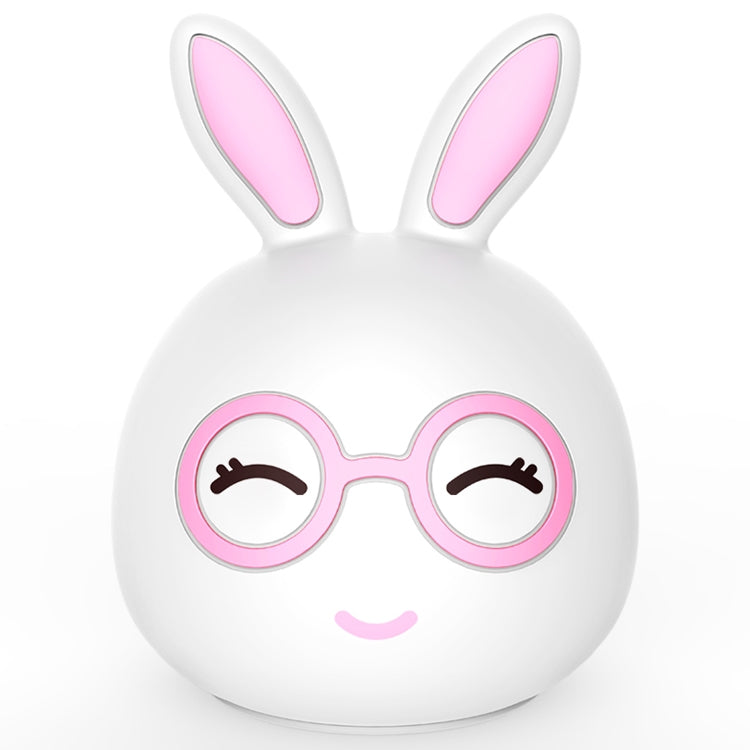 Happy Rabbit Creative Touch 3D LED Decorative Night Light, AAA Battery Version (Pink) - Night Lights by PMC TechLife | Online Shopping South Africa | PMC TechLife