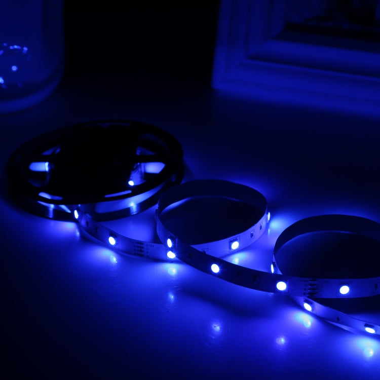Bare Board 5050 SMD RGB LED Rope Light, 30 LED/m, Length: 2m, 12V 2A 100-240V, with 24-key Remote Control(US Plug) - Bare Board Light by PMC TechLife | Online Shopping South Africa | PMC TechLife | Buy Now Pay Later Mobicred