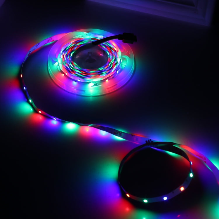 Bare Board 2835 SMD RGB LED Rope Light, 60 LED/m, Length: 5m, 12V 2A 100-240V, with 44-key Remote Control (US Plug) - Bare Board Light by PMC TechLife | Online Shopping South Africa | PMC TechLife | Buy Now Pay Later Mobicred