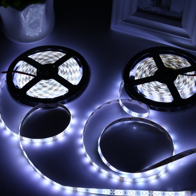 2pcs Bare Board 2835 SMD Dimmable White Light / Warm Light LED Rope Light, 60 LED/m, Length: 5m, 12V 2A 100-240V(US Plug) - Bare Board Light by PMC TechLife | Online Shopping South Africa | PMC TechLife | Buy Now Pay Later Mobicred