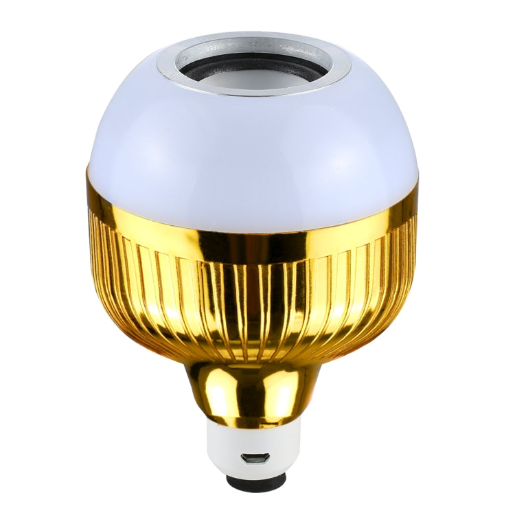 12W Smart Wireless Bluetooth Speaker Music Playing Dimmable LED Bulb , USB Charging with Remote Control & Hook(Colorful Light) - Smart Light Bulbs by PMC TechLife | Online Shopping South Africa | PMC TechLife | Buy Now Pay Later Mobicred