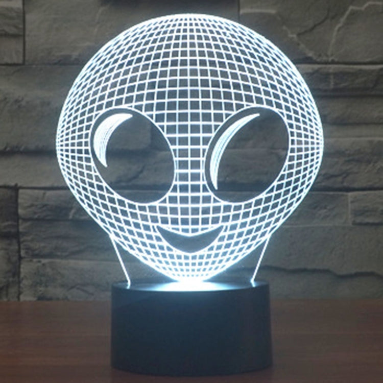 Alien Style 3D Touch Switch Control LED Light , 7 Color Discoloration Creative Visual Stereo Lamp Desk Lamp Night Light - Novelty Lighting by PMC TechLife | Online Shopping South Africa | PMC TechLife | Buy Now Pay Later Mobicred