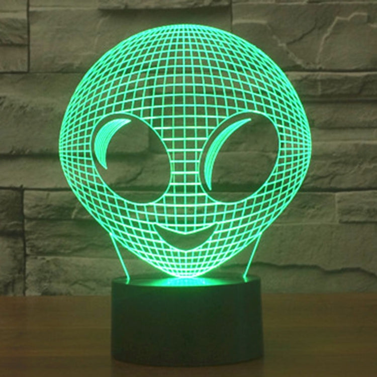 Alien Style 3D Touch Switch Control LED Light , 7 Color Discoloration Creative Visual Stereo Lamp Desk Lamp Night Light - Novelty Lighting by PMC TechLife | Online Shopping South Africa | PMC TechLife | Buy Now Pay Later Mobicred