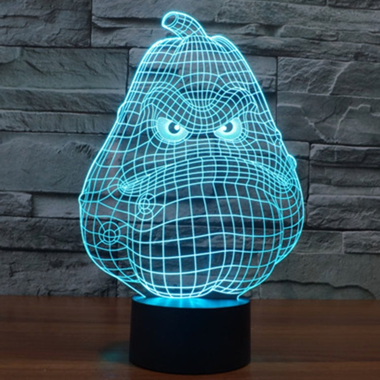 White Gourd Style 3D Touch Switch Control LED Light , 7 Color Discoloration Creative Visual Stereo Lamp Desk Lamp Night Light - free shipping - PMC TechLife - Order now!